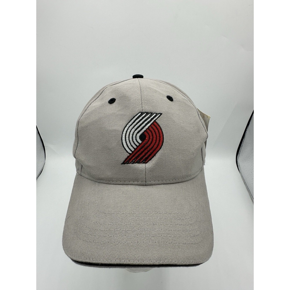 Portland Trail Blazers Wells Fargo Adjustable Hat Gray Strapback New W/ Tags